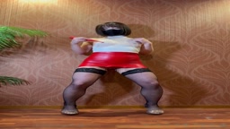 変態　蟹股オナニー