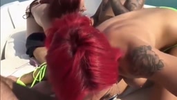 Gruppensex auf einem Boot auf dem Bodensee