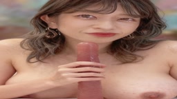 ディルドをフェラチオ