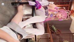 Cosplayバニーガール足フェチ