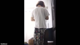 民家　お風呂上がり