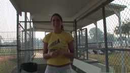 Gril Strips and Masturbate pubic baseball field