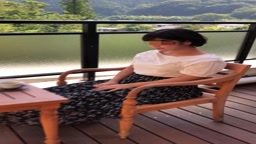 ぽっちゃり素人とベランダで