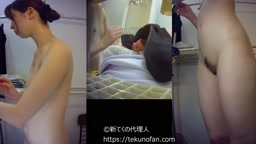 てくの 現役ナースの全裸撮影。