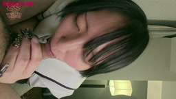 FC2PPV 4841928 無修正＜黒髪ショートボブEカップ！背徳感ある儚げな18＞AFTERclassおちんぽおしゃ ぶり～引きこもり陰キャでの地雷系 ネチャネチャフェラ音一生懸命慣れてないフェラチオ&添い寝手コキ２発射！