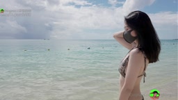 (無修正)可愛いビキニ美女1