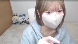 金髪ボブ美人　オナニーライブ