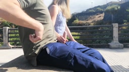 Risky Public Blowjob with a Huge Cumshot in Czech Republic