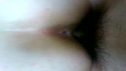 個人撮影　 嫁に中出し後、クリトリス刺激