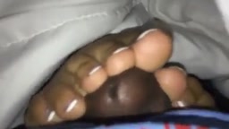 Cumshot from BBC Undercover From Footjob