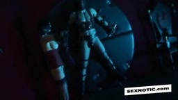 British Goth Softcore Femdom in Bikini