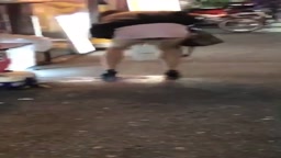 路上で立ちション