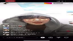 インスタライブ　顔キラ　パーカー