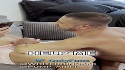 White Rhino ravaging Pump Ariel in the asshole