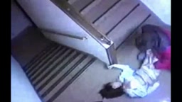 Chinese women molested and stairs