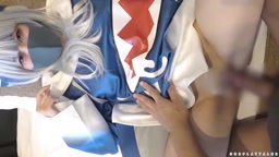 美巨乳ちゃん サメちゃんコスで中出しハメ撮り Fantia