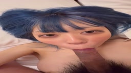 地雷系コンカフェ嬢　フェラ顔射