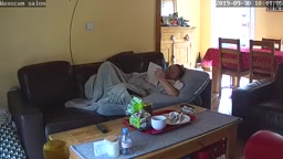 IPCAM - Mom masturbates under blanket