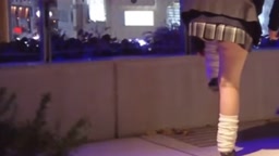 宮下パーク　JK黒パンツ？スパッツ？