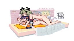 Pixel Futa Fucking Pussy