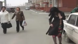 Pretty girl loves to exhib and caress tits and pussy