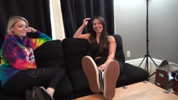 Makayla Licks Candice’s Stinky Resting Feet