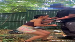 Hot Girl Sucks Enormous BBC In Park