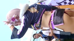 美尻が魅力なレースクイーンのコスプレイヤー希子 開拓動漫祭 台湾コミケ