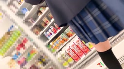 ノーパン剛毛JK