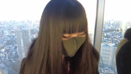 おかっぱロン毛男の娘とホテルでセクロス