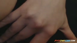 Amateur Pretty Babe Strips and Plays on Webcam