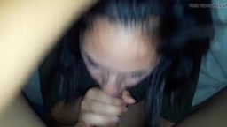 Bad mom sucking under the banket