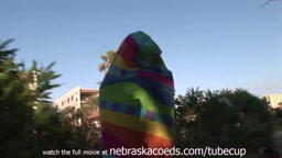 Public gazebo masturbation