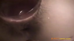 Japanese Girl Uses a Glass Sex Toy