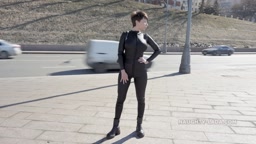 Walking my new outfit