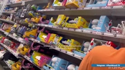 Encoxada - Blonde teen with a big ass