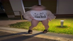 オリジナル(野外露出・オフィス街ローター散歩)７３