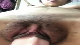 マンコ編 黒ずんだビラビラおマ〇コとケツ毛がどスケベな剛毛巨乳人妻さん