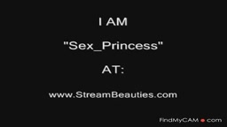 Squirting webcam babe with her cat