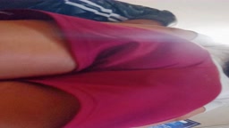 Amazing T33n Ass in sport shorts