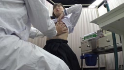 内科検診　推定ＣカップのＪＫ