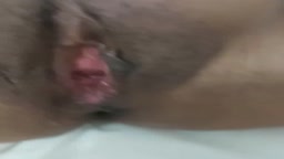 Whore pussy after fucked by 4 guys