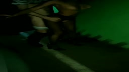 hotwife fucked by her lover at the parking lot