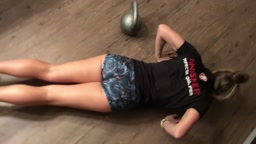 Submissive Blonde College Girl Gets Rough Sex and Creampie