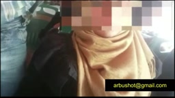 Encoxada groping hot arab hijab milf in bus