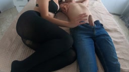 POV Teen Babe in Pantyhose Gets Fucked Hard