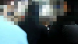 渋谷ハロウィン　大混雑 バニーガール