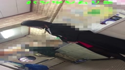 コインランドリーでパンティ取る