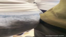 Encoxada cock between nice latina ass