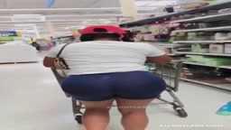 Spider prank touching nice ass